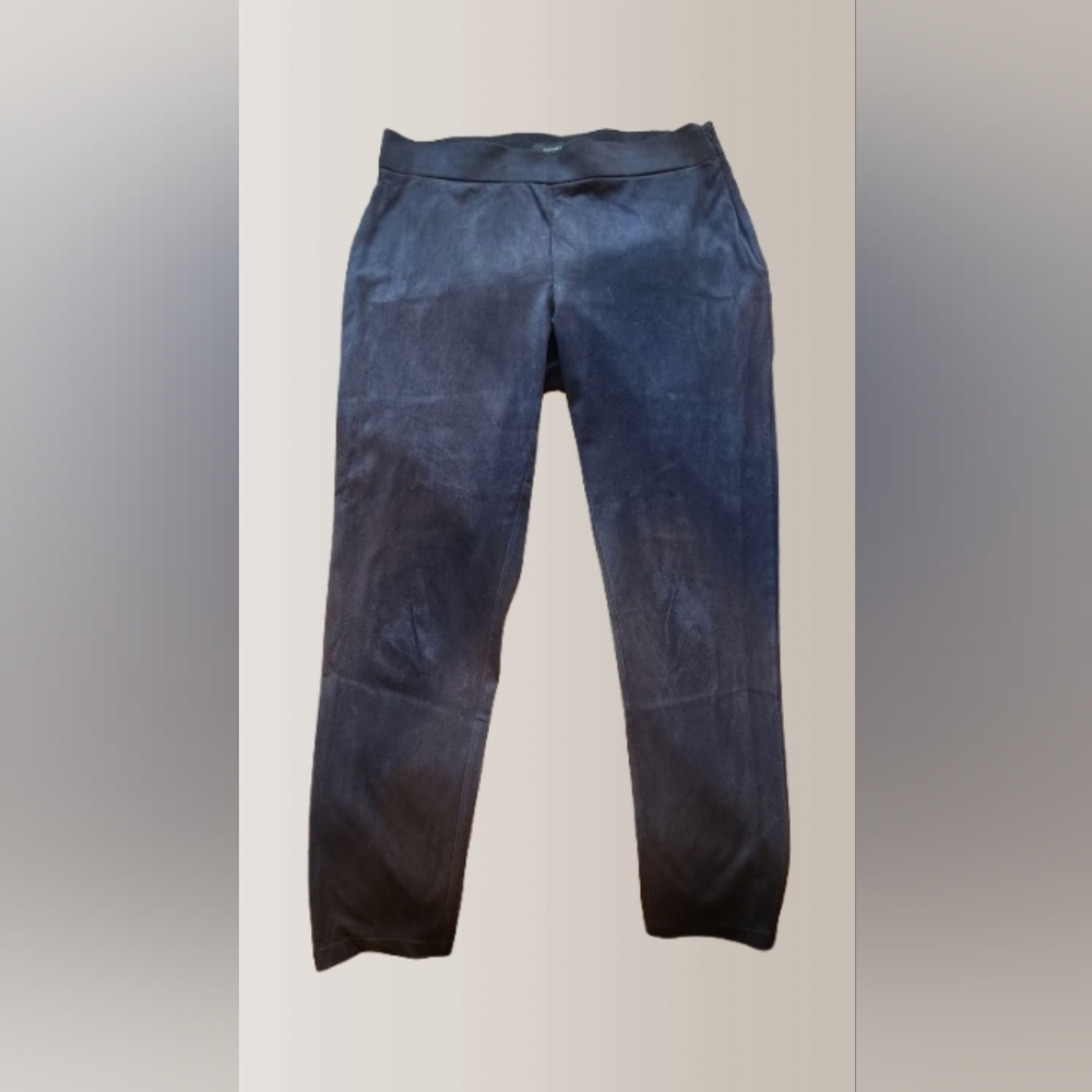 Black Suede Leggings - Ann Taylor - Picture 4 of 4